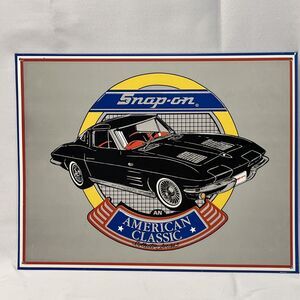 VTG Snap-on Tools Vintage American Classic Collector Series Metal Sign Corvette